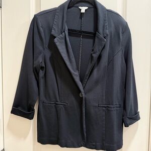 Cato Navy Single-Button Women's Blazer